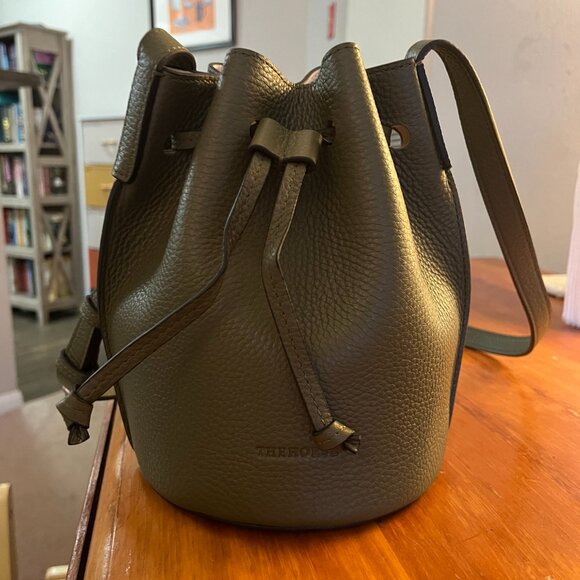 The Horse Olive Green Bucket Bag - Picture 2 of 3